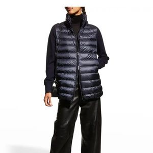 Moncler long sleeve down cardigan.